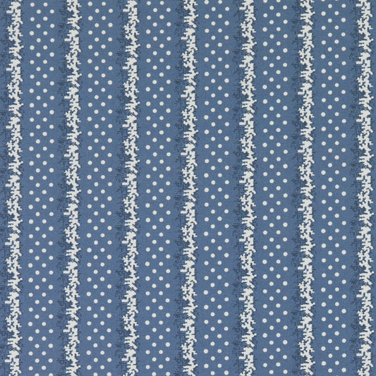 Pelicano Navy Blue fabric by Lisa Fine Textiles