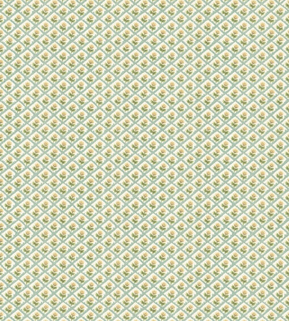 Penny Wallpaper by GP & J Baker Aqua