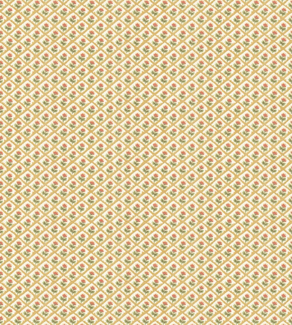Penny Wallpaper by GP & J Baker Ochre