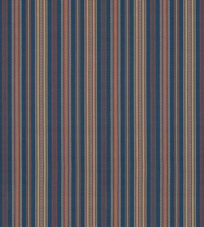 Penny Stripe Fabric by GP & J Baker Indigo