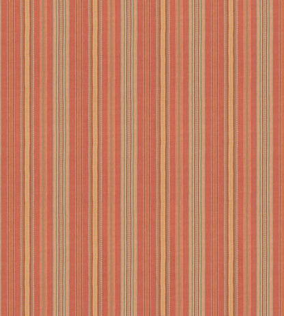 Penny Stripe Fabric by GP & J Baker Soft Red