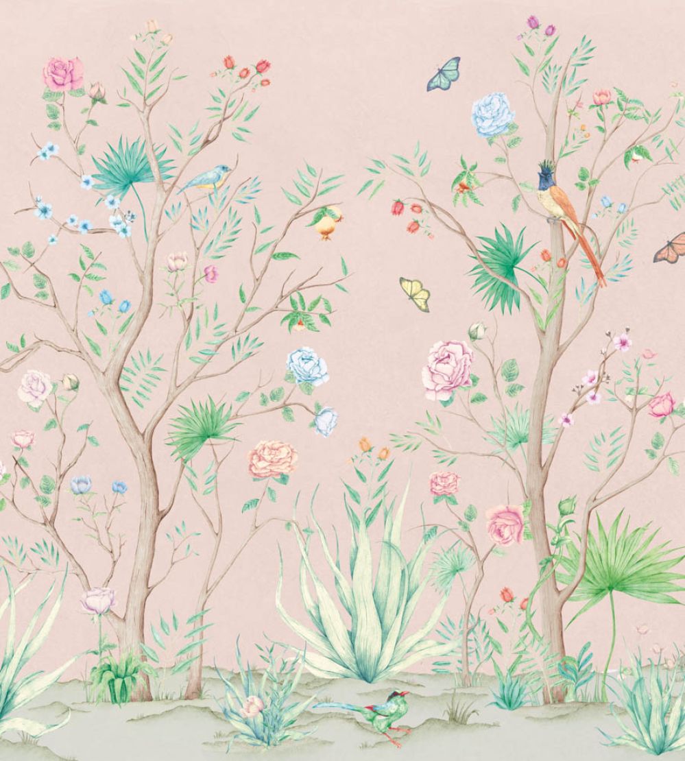 Peonies Mural by Coordonne Rose