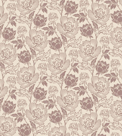 Peony Wallpaper by Farrow & Ball Dimity / Sulking Room Pink