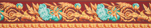 Peony Frieze by Adelphi Paper Hangings in Original