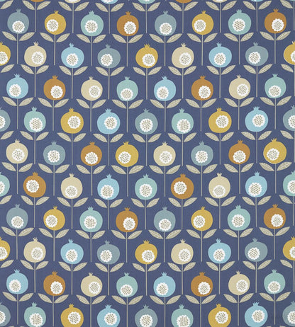 Pepino Fabric by Scion Sky / Cinnamon / Ink