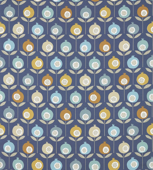 Pepino Fabric by Scion Sky / Cinnamon / Ink