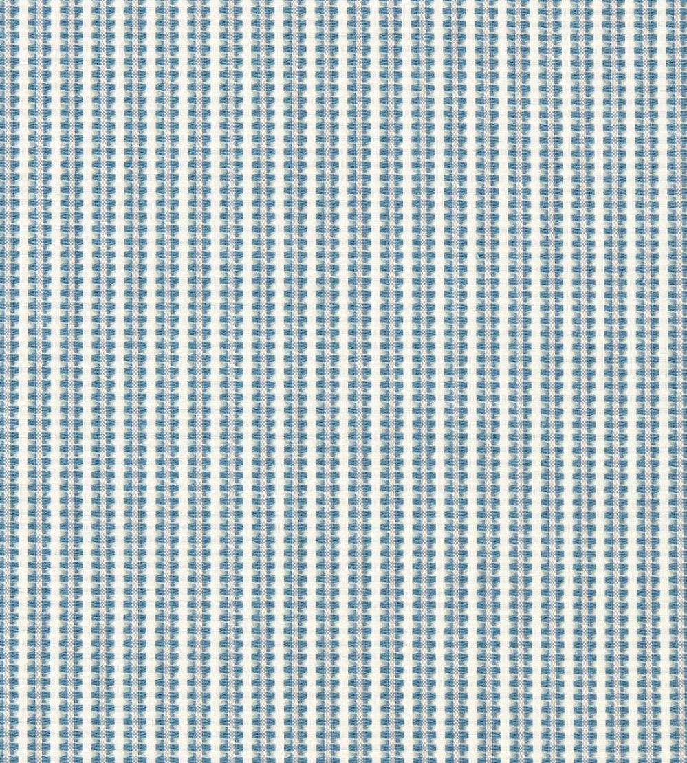 Pepita Stripe Fabric by Harlequin Sky/Linen