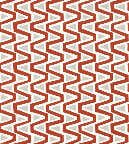 Perception Wallpaper by Harlequin Brazillian Rosewood / Temple Grey / New Beginnings