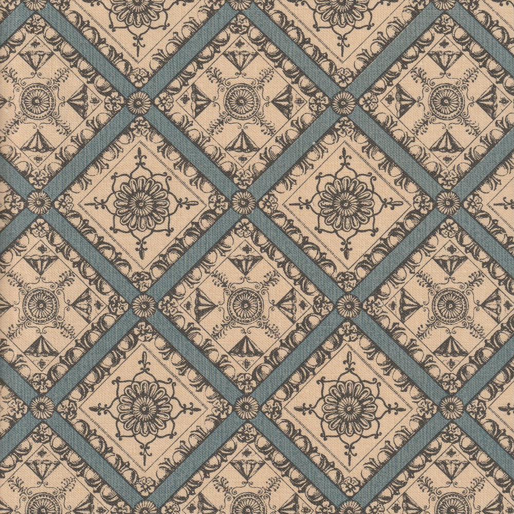 Pergolesi Fabric by Nile & York in Blue