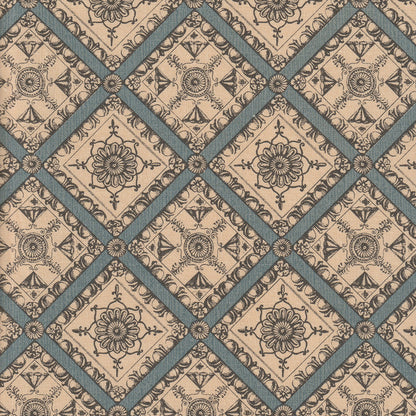 Pergolesi Fabric by Nile & York in Blue