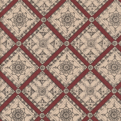 Pergolesi Fabric by Nile & York in Burgundy