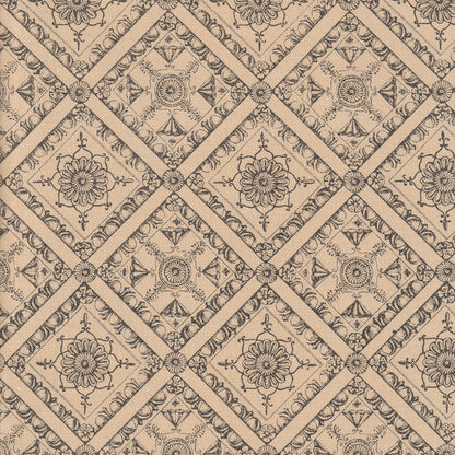 Pergolesi Toile Fabric by Nile & York in Charcoal