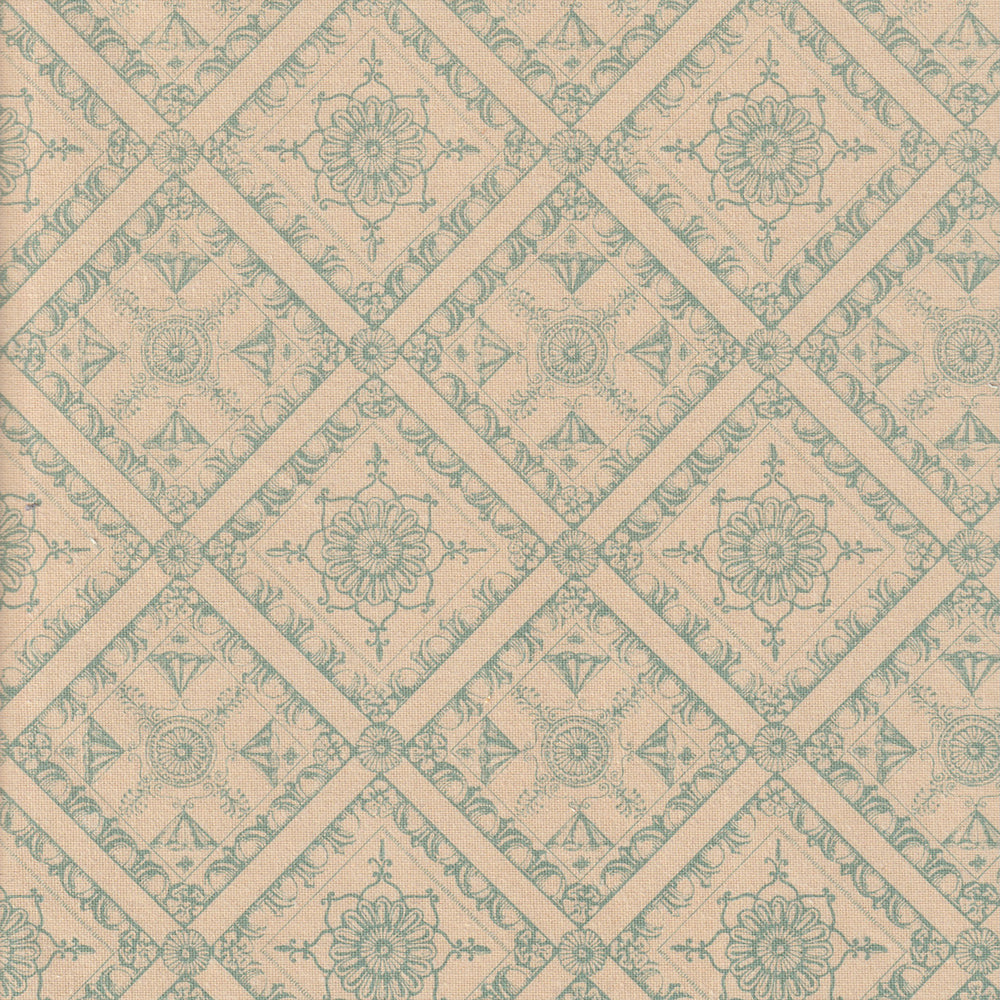 Pergolesi Toile Fabric by Nile & York in Eau de Nil