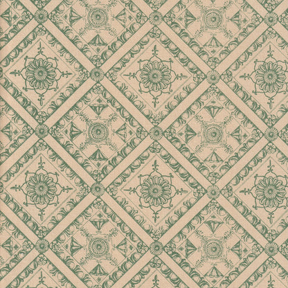 Pergolesi Toile Fabric by Nile & York in Green