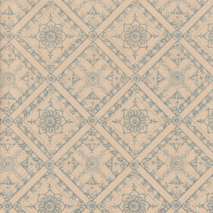 Pergolesi Toile Fabric by Nile & York in Pale Blue
