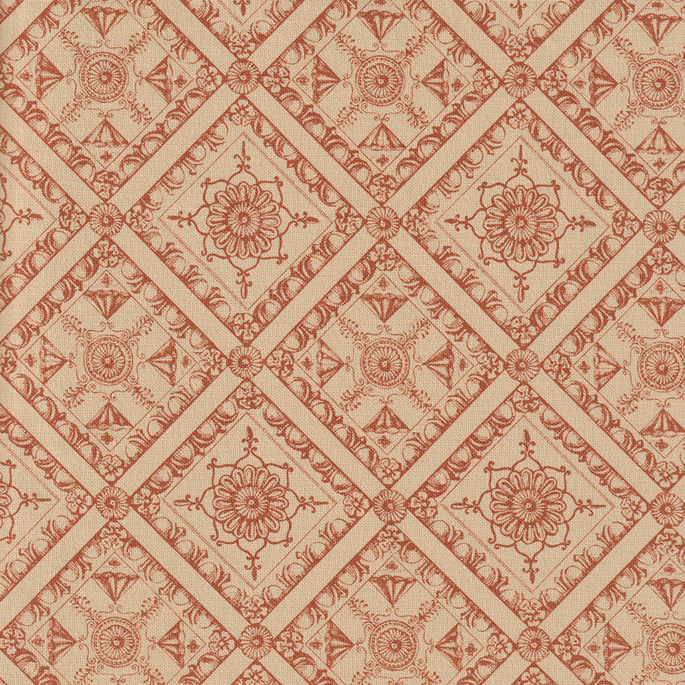 Pergolesi Toile Fabric by Nile & York in Sepia