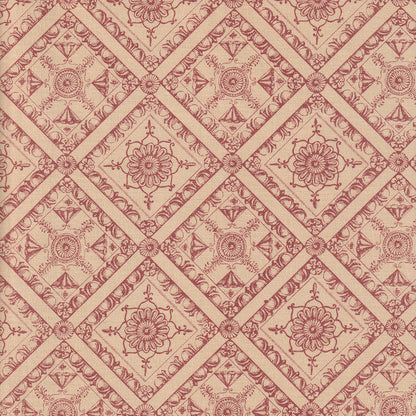 Pergolesi Toile Fabric by Nile & York in Wine