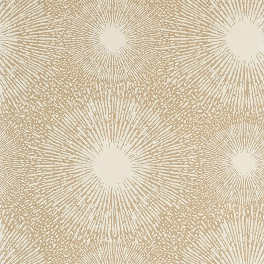 Perlite Wide Width Opal/Gold Mineral wallpaper by Harlequin