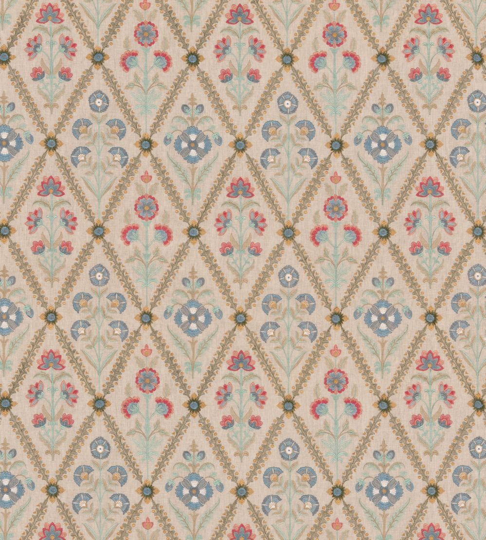 Perrycroft Fabric by GP & J Baker Red/Green