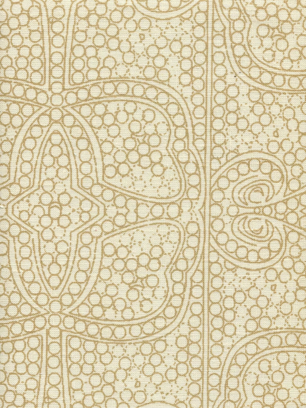 Persia Camel on Taj Ecru fabric by Cloth & Paper