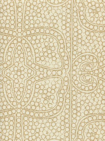 Persia Camel on Taj Ecru fabric by Cloth & Paper