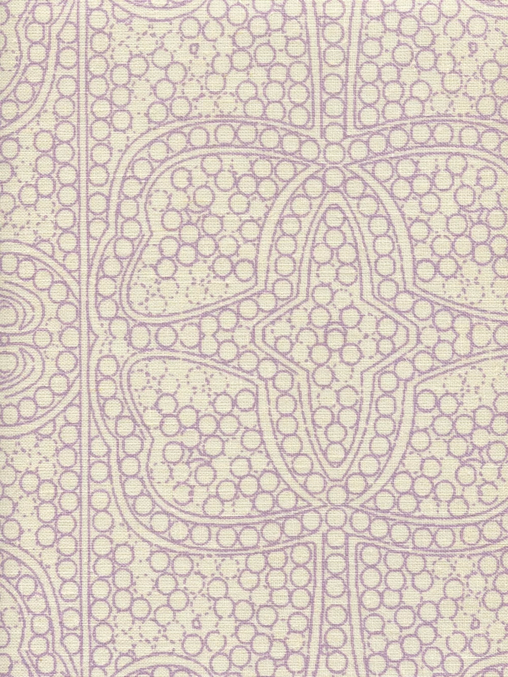 Persia Lilac on Taj Ecru fabric by Cloth & Paper