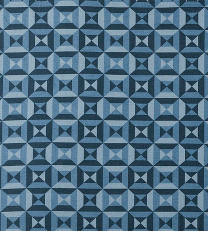 Perspectivo Fabric by Vanderhurd Azul/Moonstone
