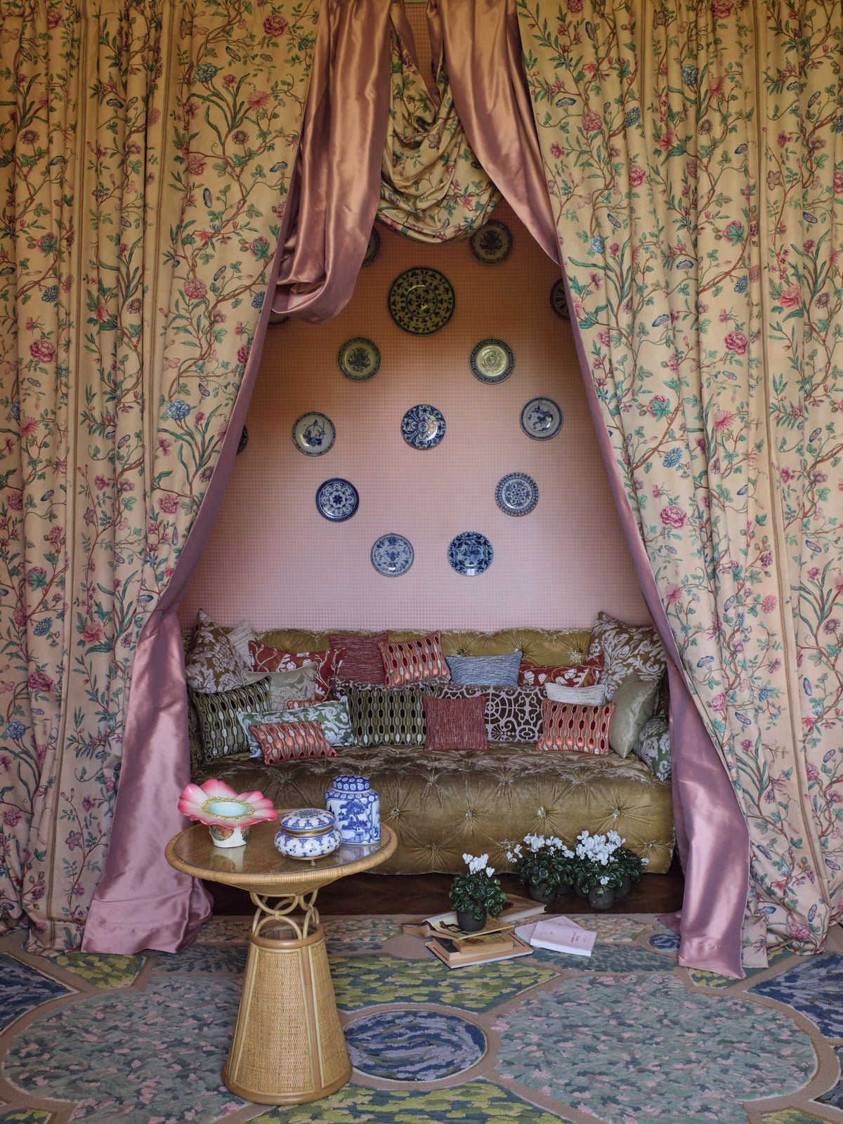 Petit Sceaux Fabric by Pierre Frey shown in a room setting (view 1)