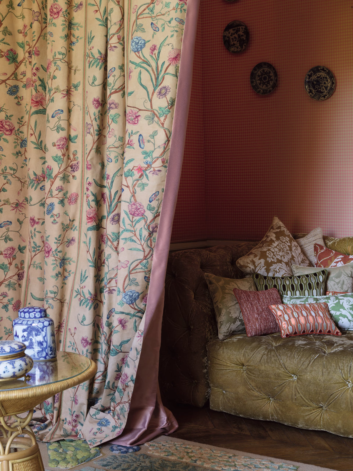 Petit Sceaux Fabric by Pierre Frey shown in a room setting (view 2)