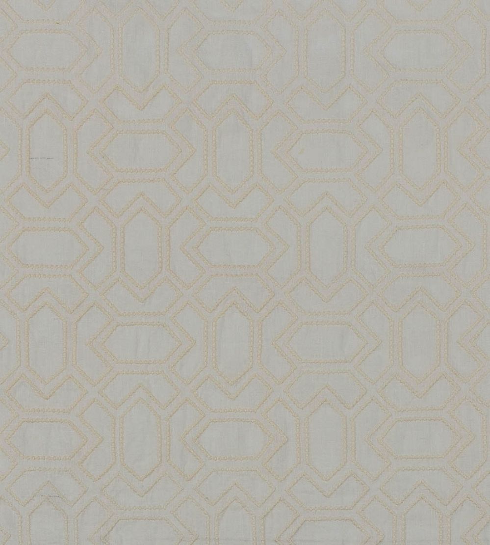 Petite Paravento Fabric by Vanderhurd Cream/Cream