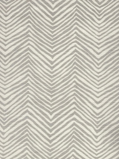 Petite Zig Zag Pale Gray on Tint fabric by Alan Campbell