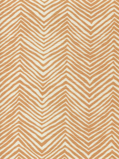 Petite Zig Zag Salmon on Tint fabric by Alan Campbell
