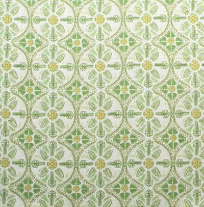 Petite Circle Batik Fabric by Betsy Textiles in Green