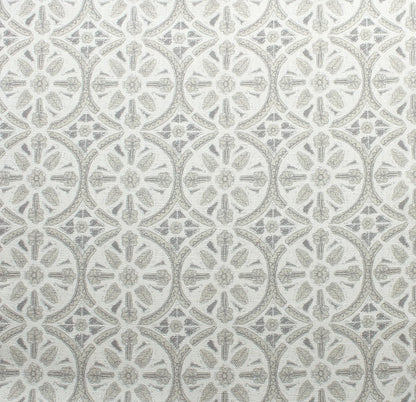 Petite Circle Batik Fabric by Betsy Textiles in Grey