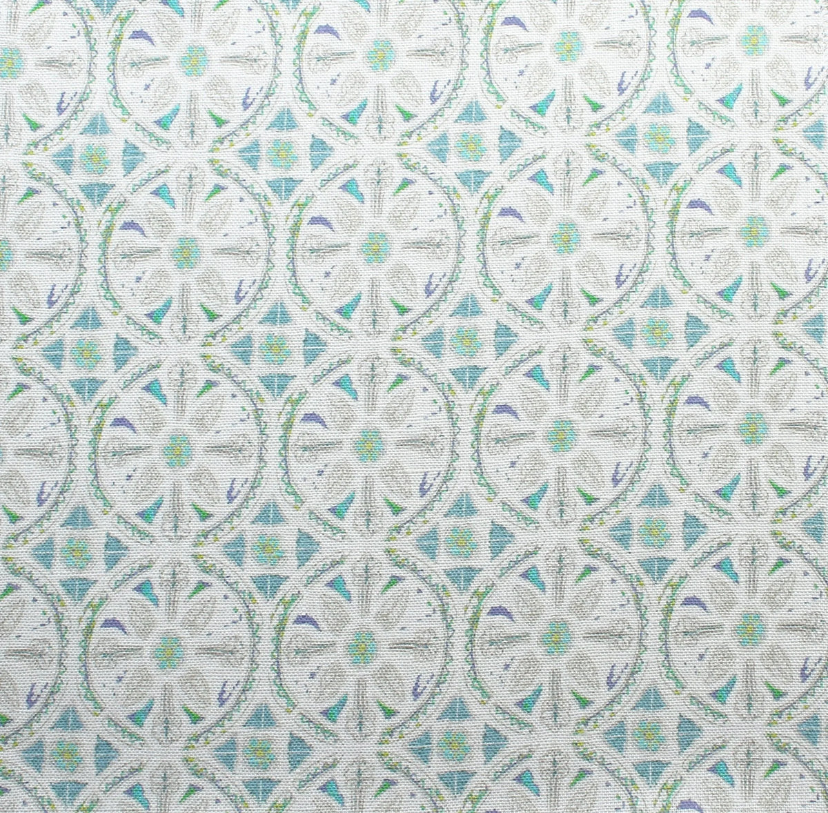Petite Circle Batik Fabric by Betsy Textiles in Turquoise