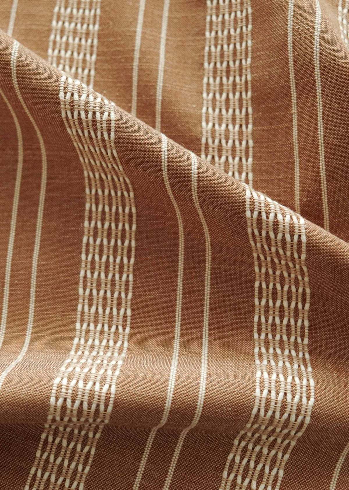 PETITPOINT fabric by Coordonné in TIERRA, flat pattern view