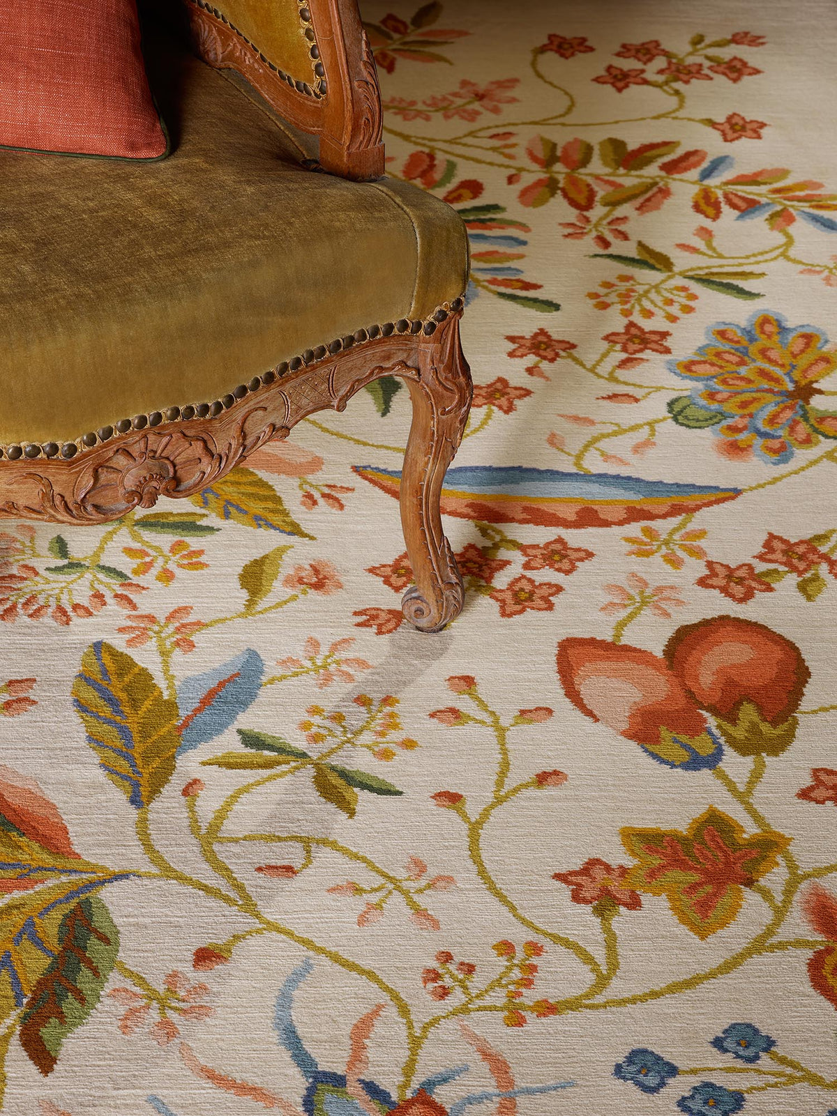 Petits Appartements de la Reine Rug by Braquenié shown in a room setting (view 1)