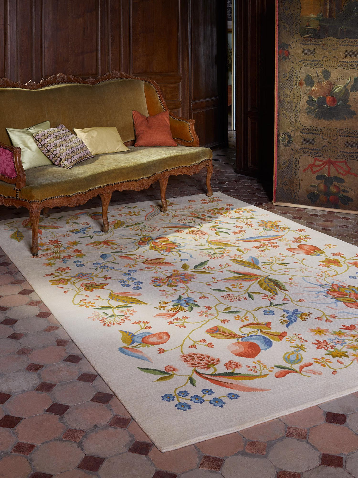 Petits Appartements de la Reine Rug by Braquenié shown in a room setting (view 2)