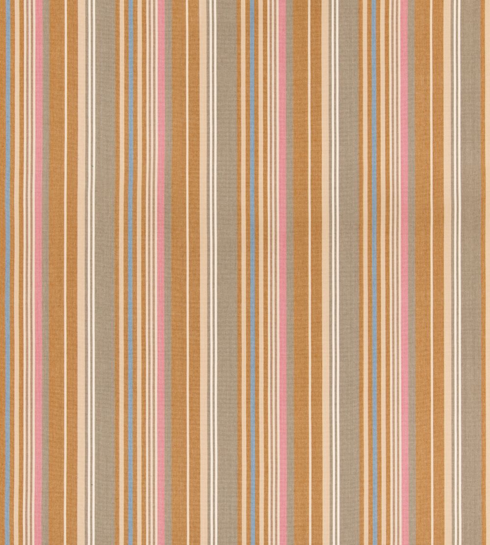 Petra Stripe Fabric by GP & J Baker Sand/Grey