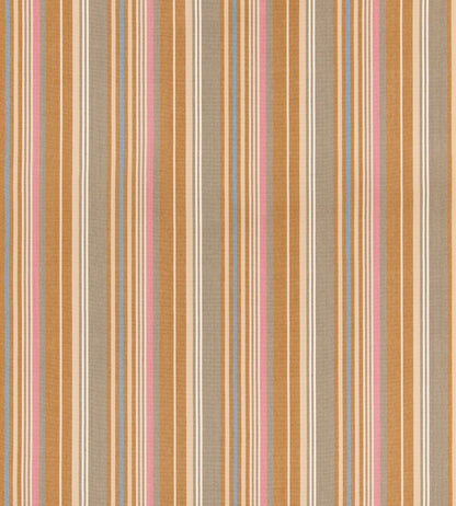 Petra Stripe Fabric by GP & J Baker Sand/Grey
