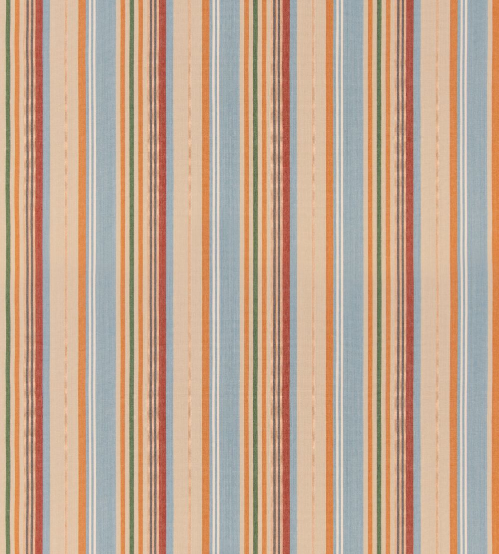 Petra Stripe Fabric by GP & J Baker Soft Blue