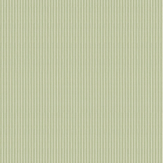 Petra Stripe Performance Garden Green fabric by Penny Morrison