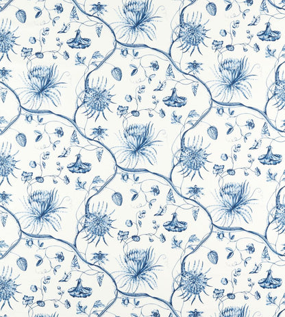 Phaedra Toile Fabric by Zoffany Indigo