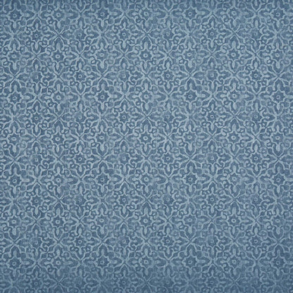 Phaistos fabric by Coordonné in Cobalt, flat pattern view
