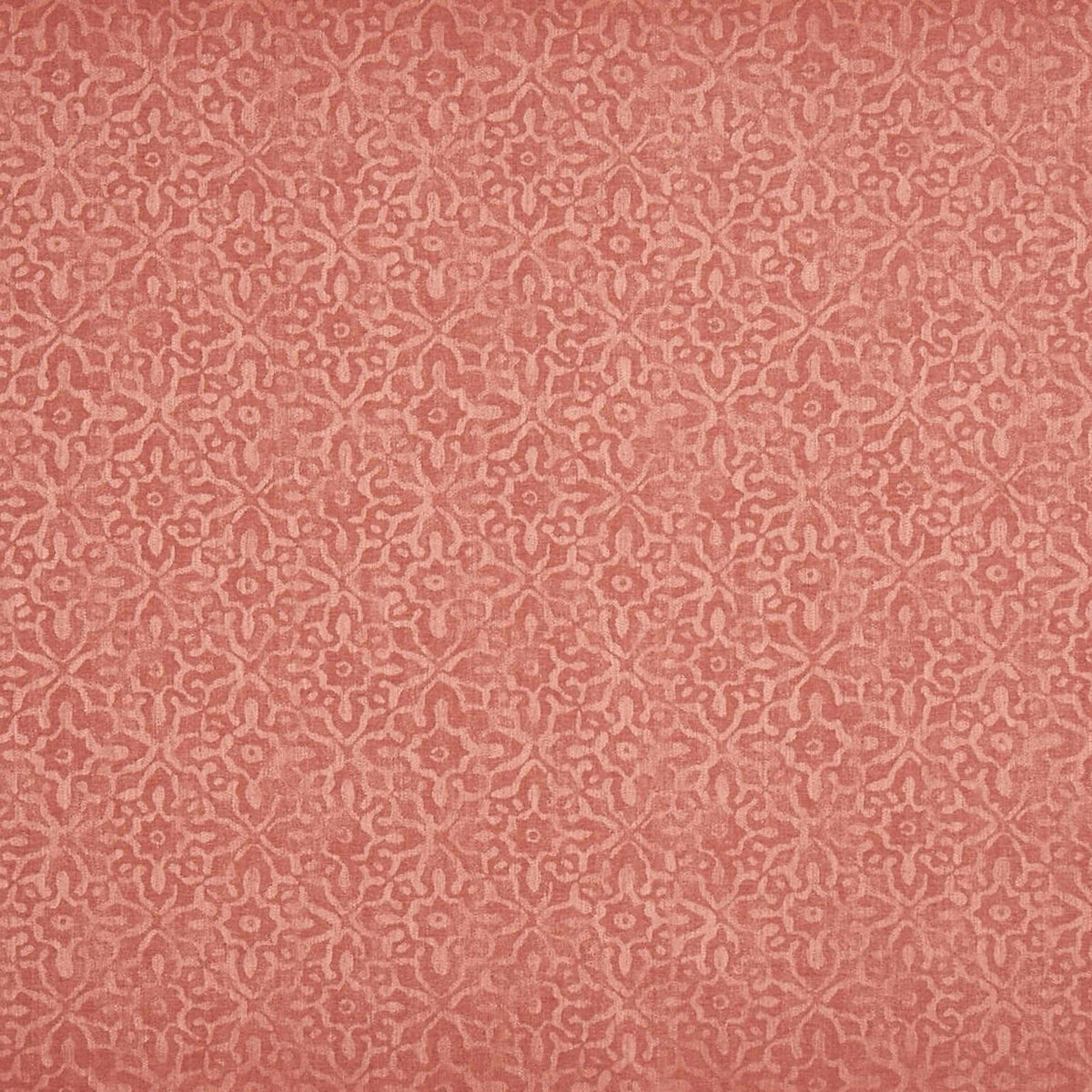 Phaistos fabric by Coordonné in Coral, flat pattern view