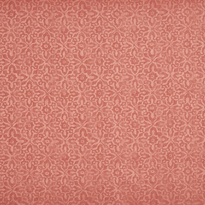 Phaistos fabric by Coordonné in Coral, flat pattern view
