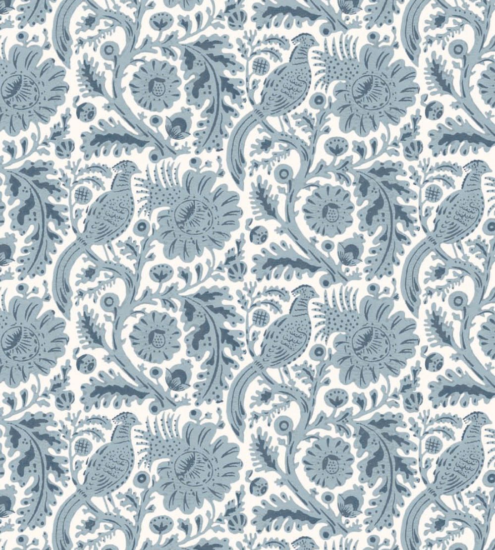 Pheasant Wallpaper by DADO 02 Denim