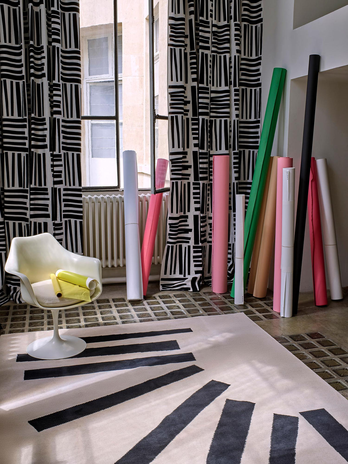 Piano-Bar Rug by Pierre Frey shown in a room setting (view 2)
