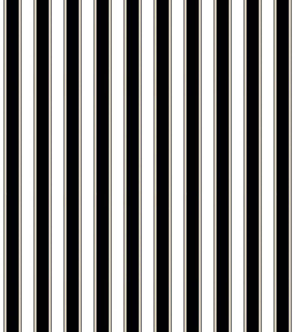 Piano Stripe Wallpaper by Scalamandre Ebony