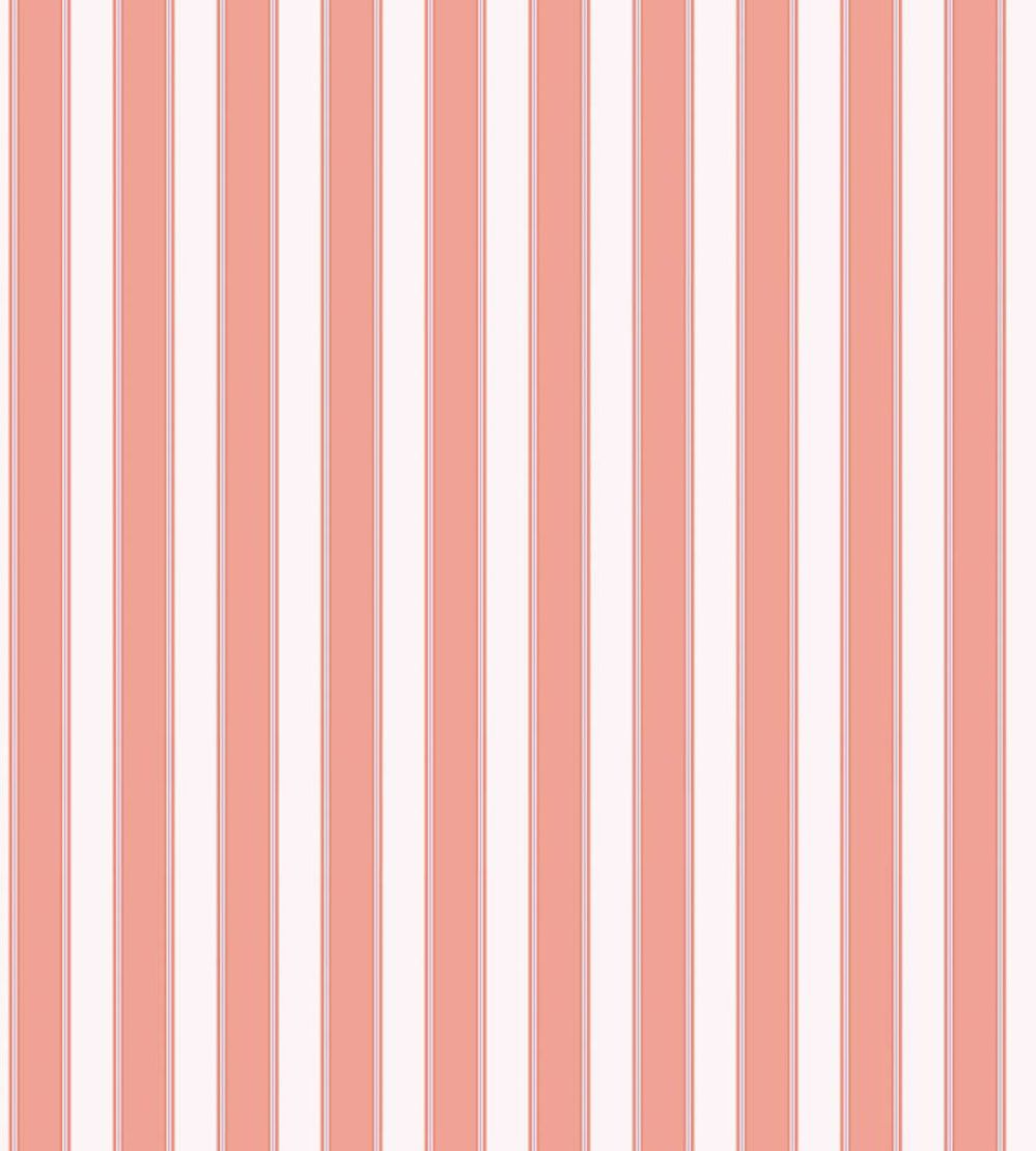 Piano Stripe Wallpaper by Scalamandre Peach